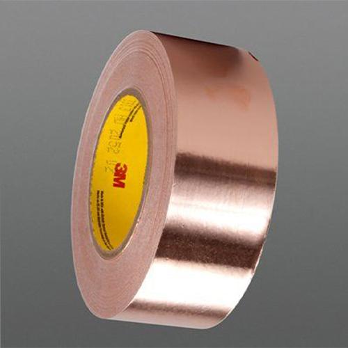 3M 3313 Conductive Copper Foil Tape Copper, 2 in x 18 yd 1.3 mil, 24 Rolls per Case