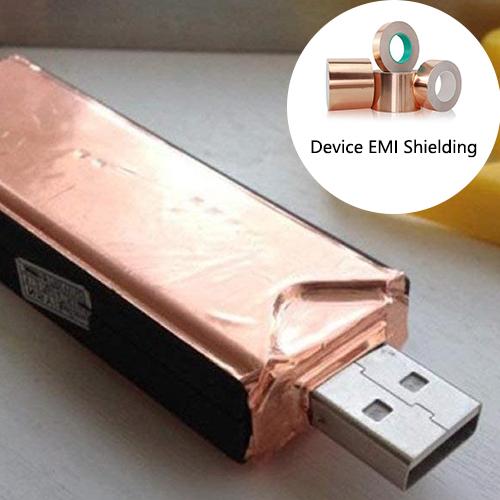 Conductive copper foil tape for EMI shielding