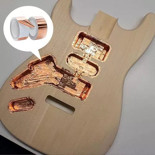 Copper foil guitar application 1